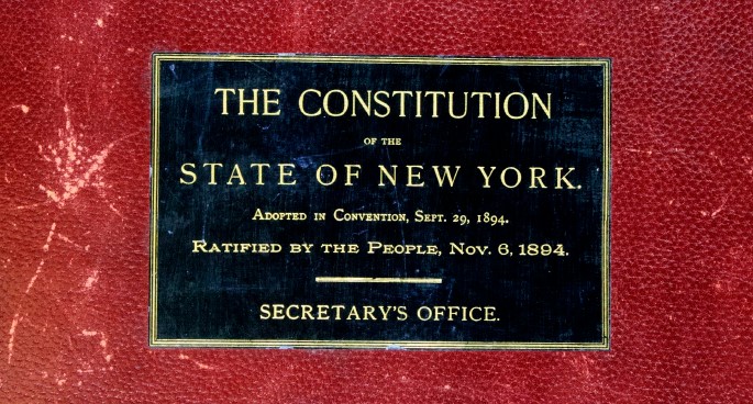 The cover of the official 1894 constitution update