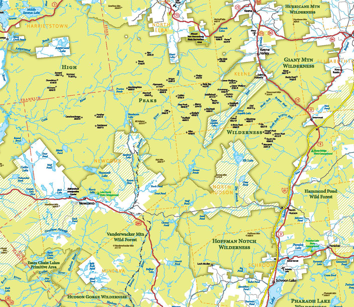 Adirondacks Map.pdf Adirondack Council Publishes Third Edition of Park Wall Map